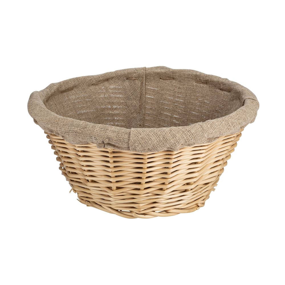 347-118510 8 1/4" Round Proofing Basket w/ 1 lb Capacity, Willow