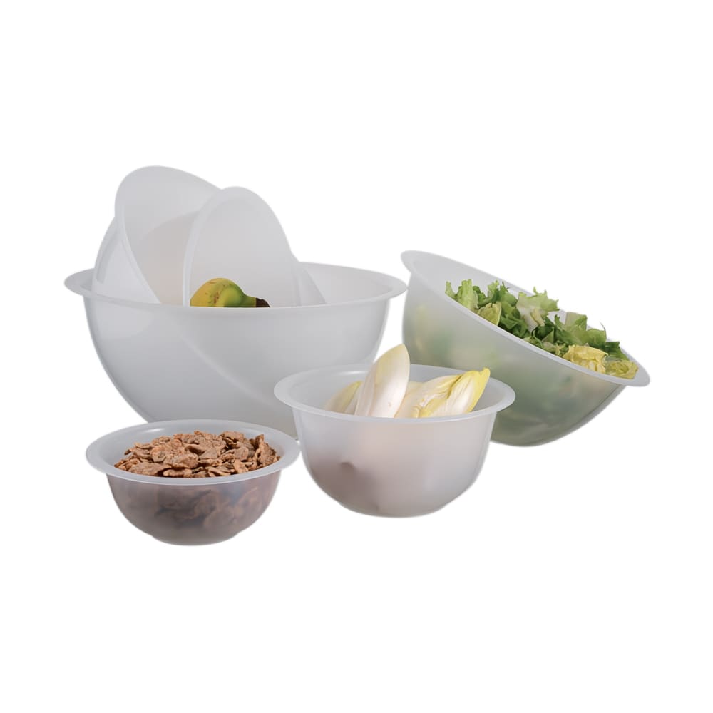 347-116453 4 1/2 qt Mixing Bowl, 11" Diameter, Polypropylene