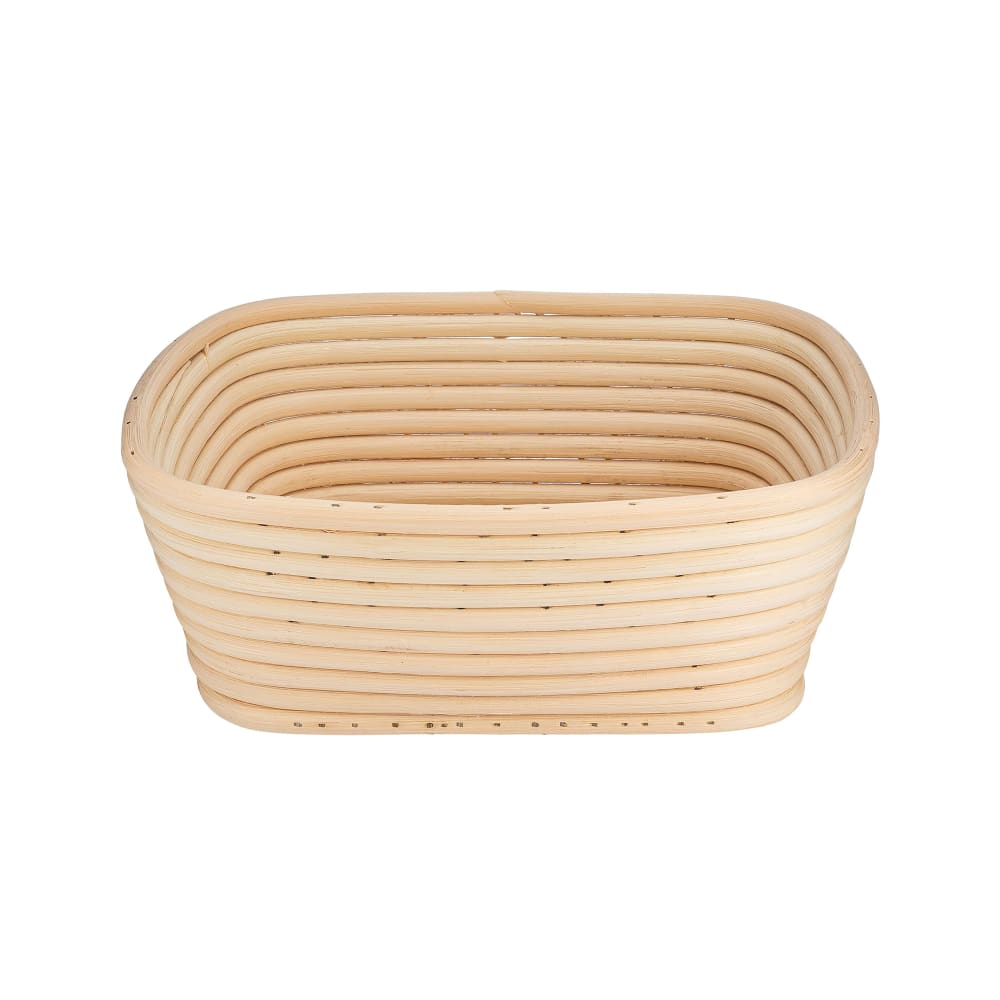 347-118528 8 3/4" Banneton Dough Proofing Basket - Willow, Beige