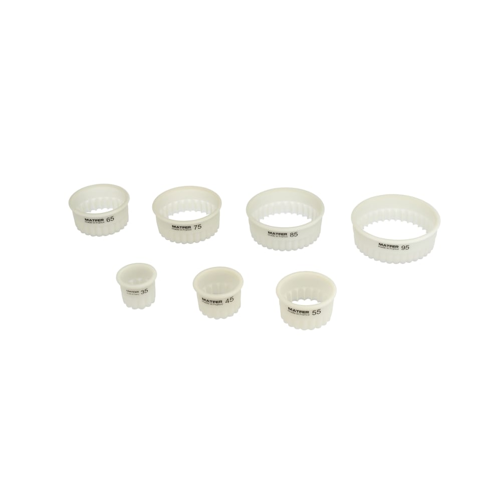 347-150165 4" Round Pastry Cutter Set, Composite