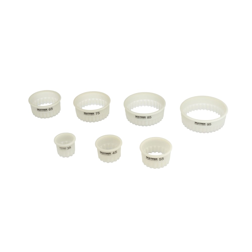 347-150159 2 3/4" Round Pastry Cutter Set, Composite