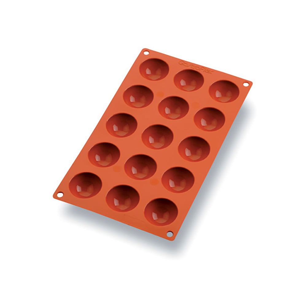 347-257901 Gastroflex® Mini Half Sphere Mold w/ 15 Sections - Silicone