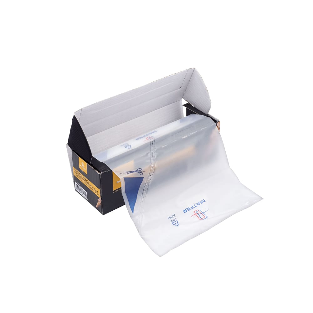 347-165015 Disposable Standard Pastry Bags - 12"L, Polyethylene, Transparent
