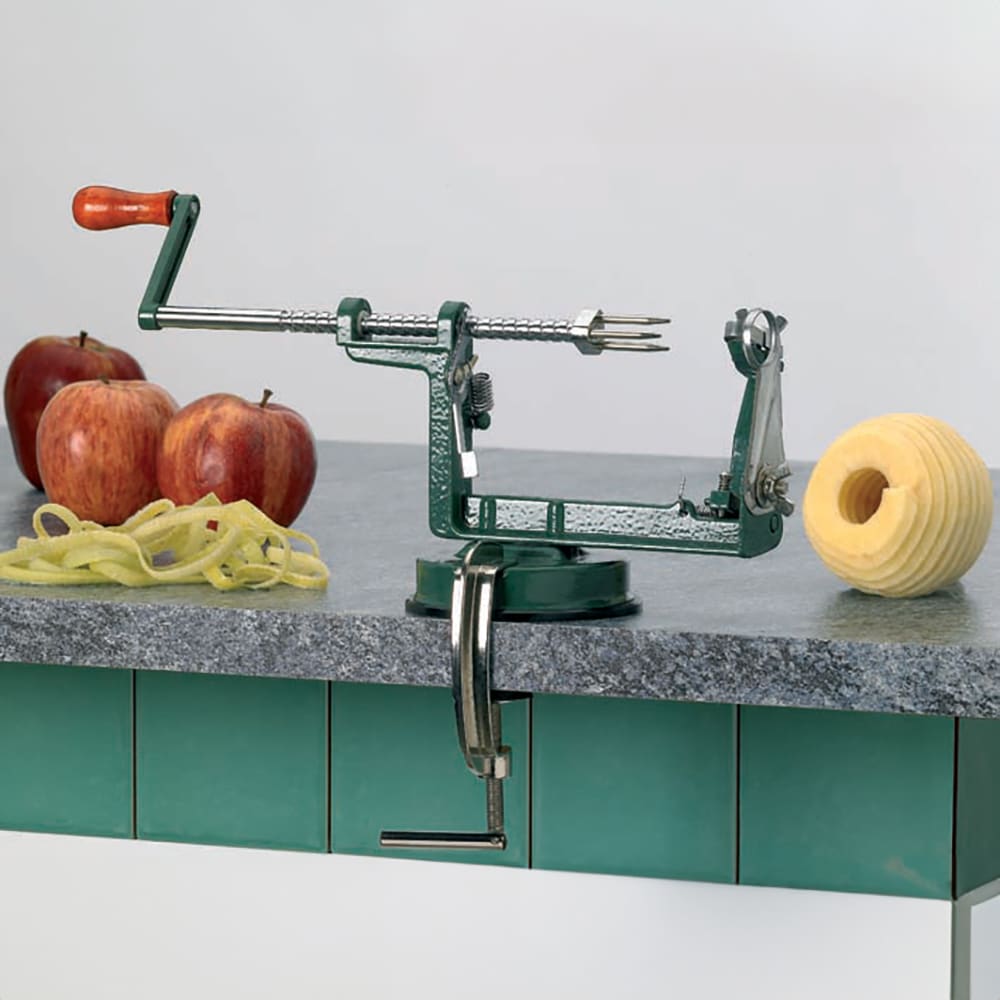 347-215155 Manual Counter Apple Peeler - 12'"L x 4 5/16"W x 5 5/16"H, Stainle...