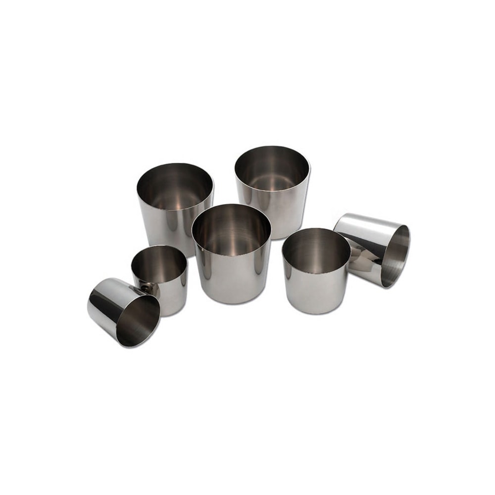347-342478 2 1/2" Baba Mold - 2 1/2"H, Stainless Steel
