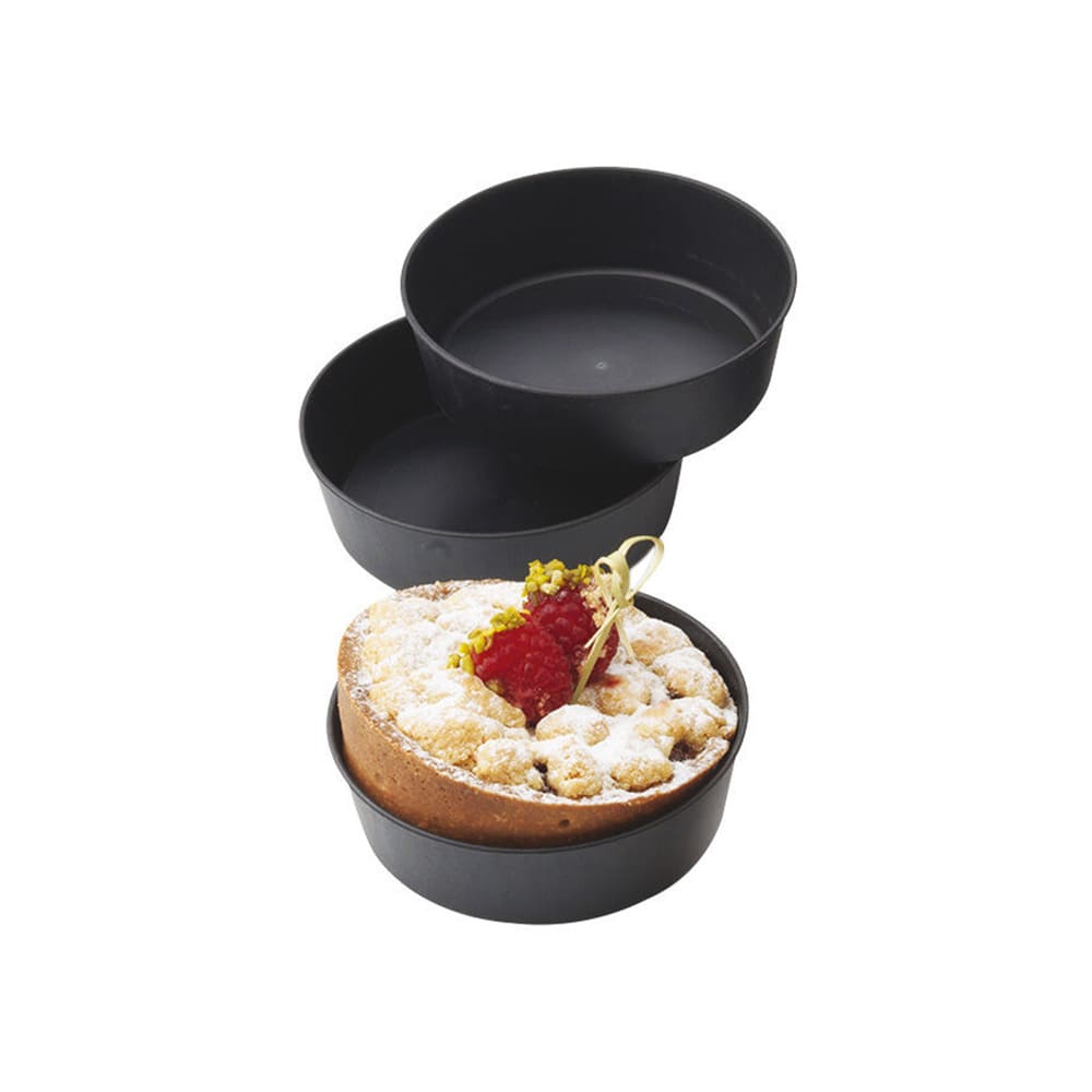 347-345201 Exoglass® 4" Round Tartlet Mold - Non-Stick, Composite