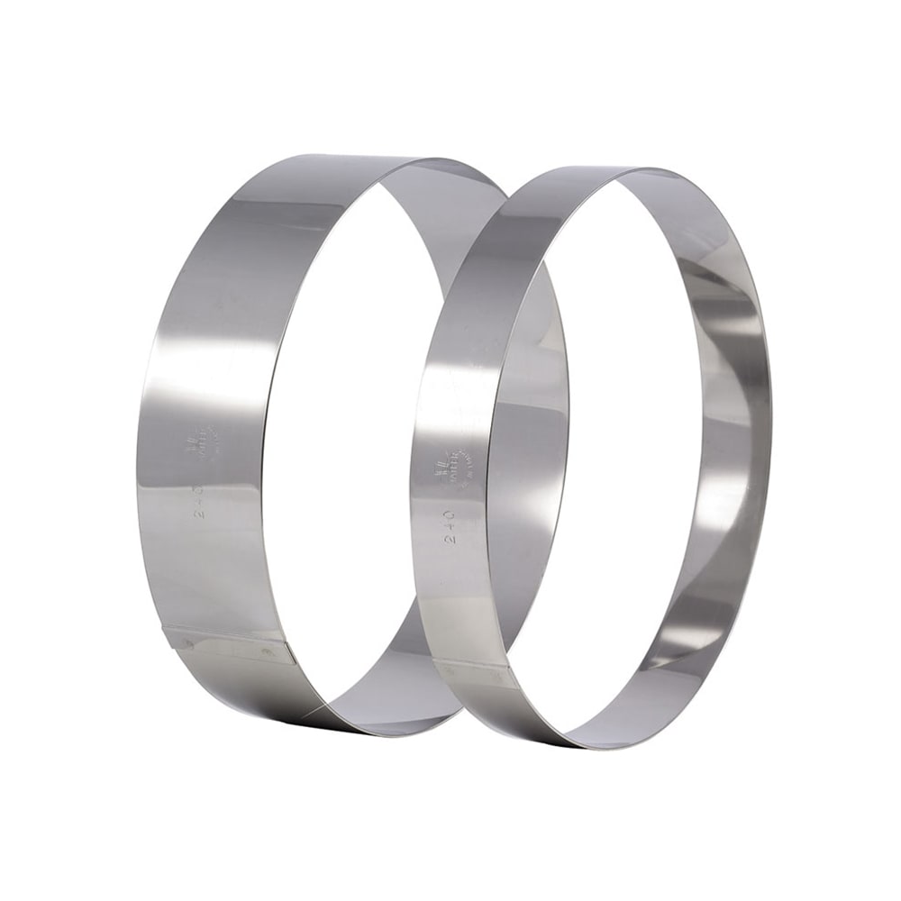 347-371804 7 1/8" Ice Cream/Cake Ring, Stainless Steel
