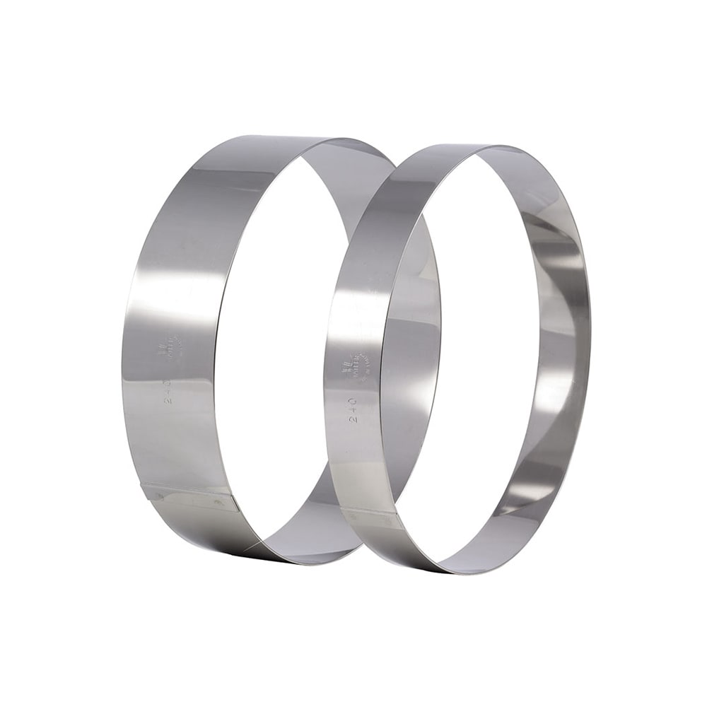 347-371806 8 3/4" Ice Cream/Cake Ring, Stainless Steel