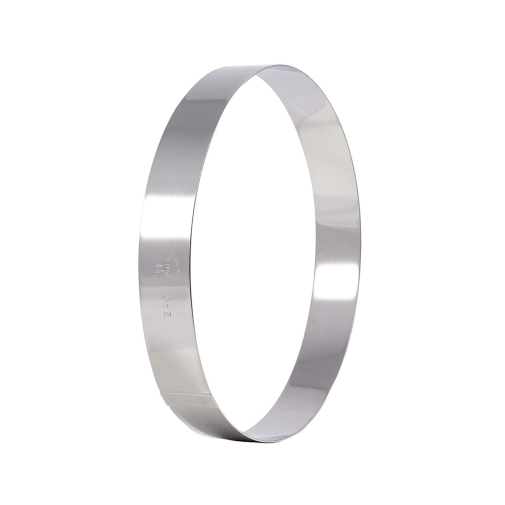 347-371206 8" Entremets Ring, Stainless Steel