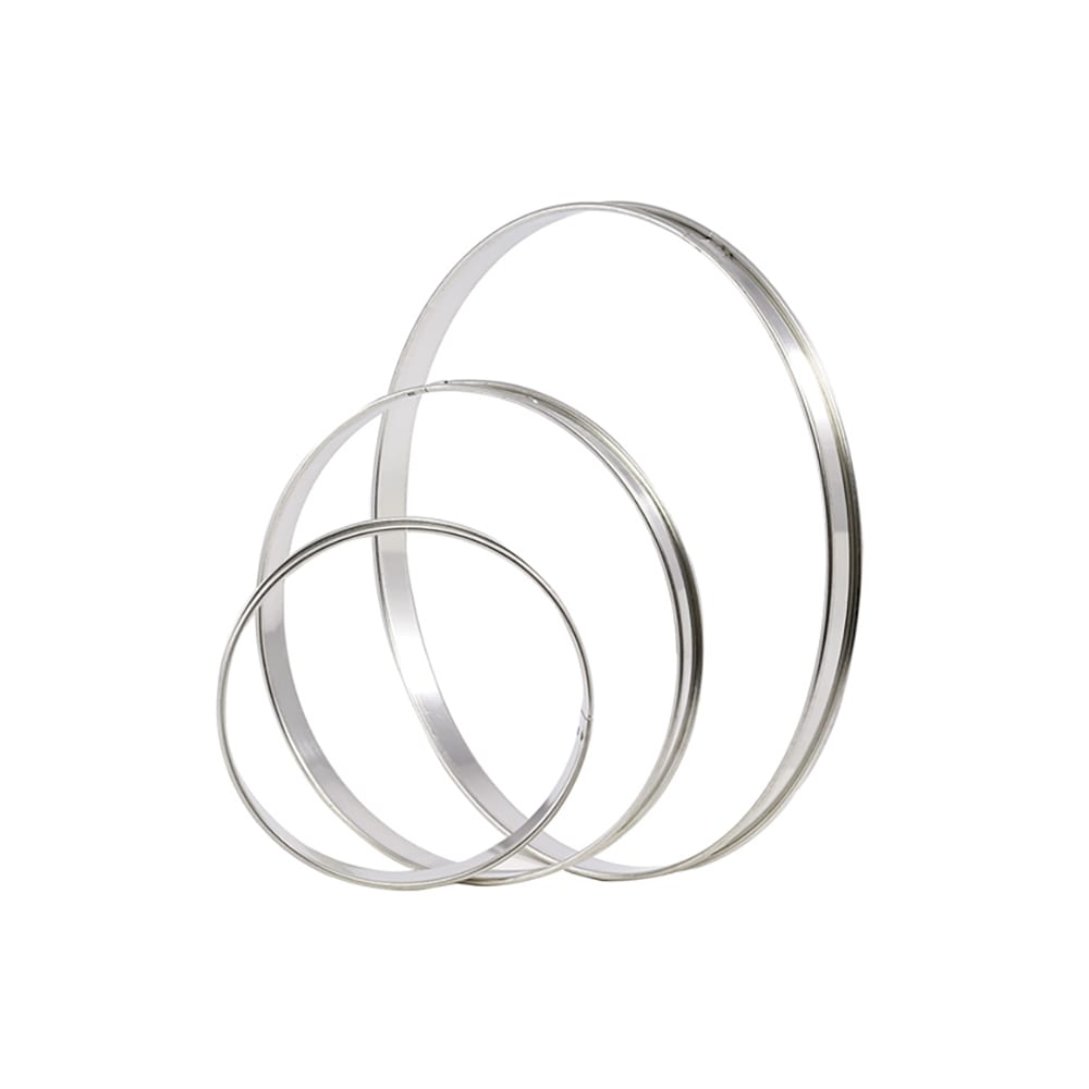 347-371708 4" Round Tart Ring - Stainless Steel