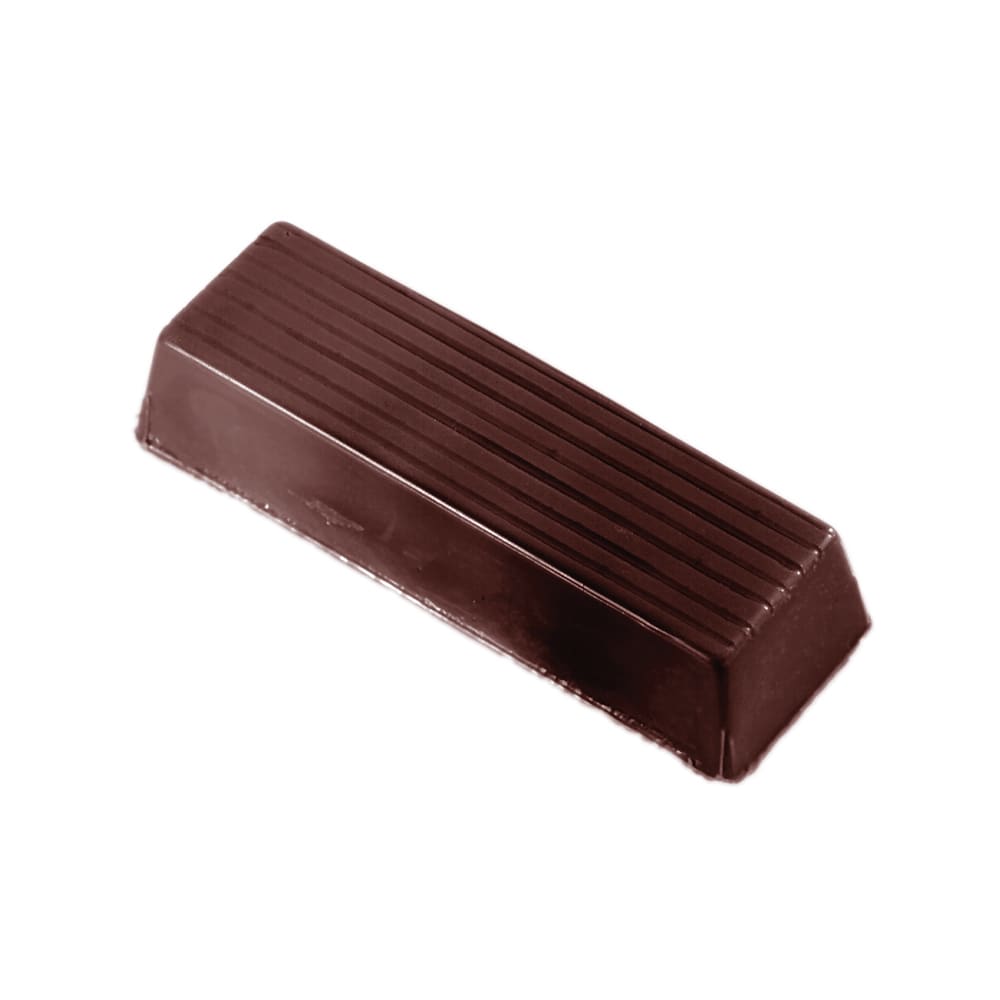 347-380147 Mini Bar Chocolate Mold w/ 15 Sections - Polycarbonate, Transparent