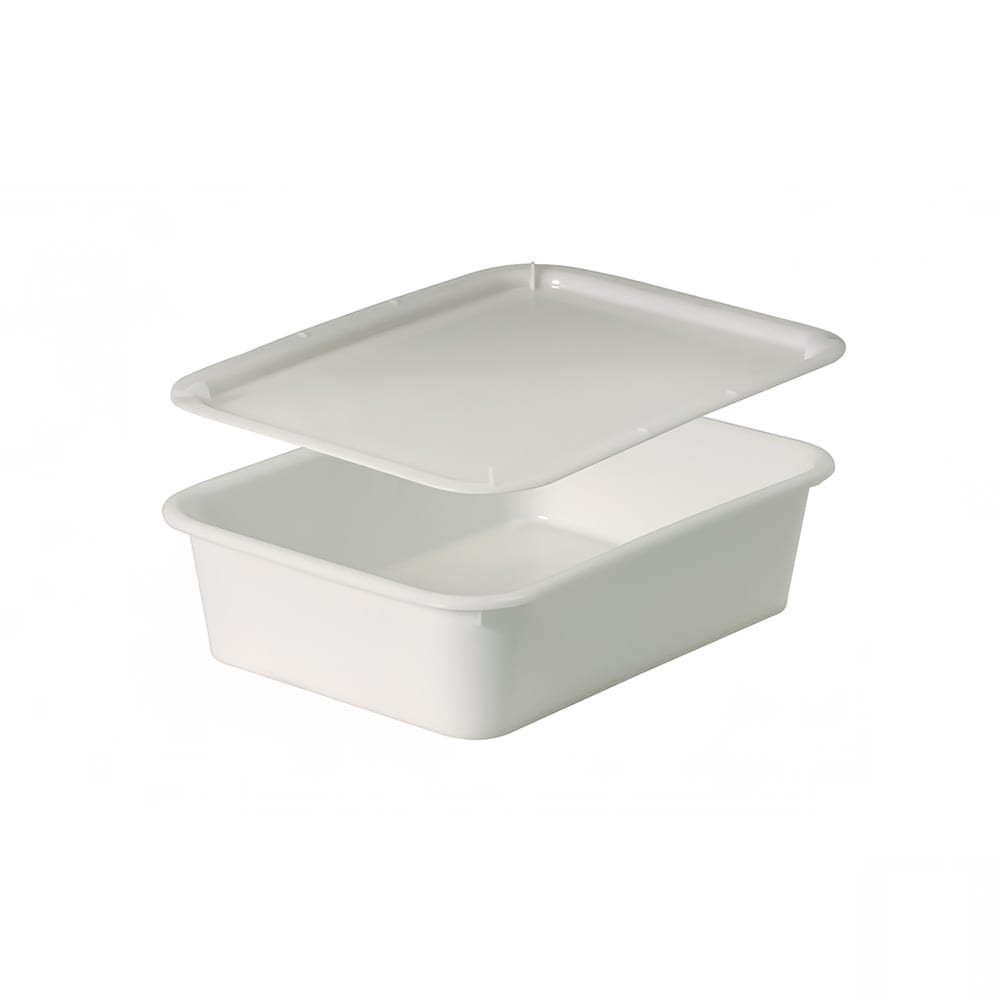347-510508 20 7/8" x 16 1/8" Dough Box Cover - Polyethylene, White