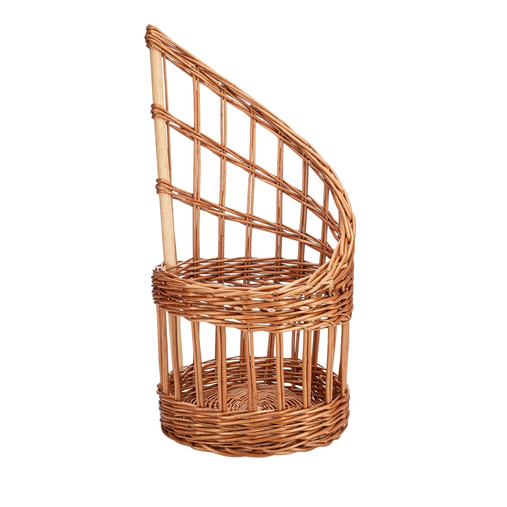 347-573421 11" Round Bread Basket, Bamboo