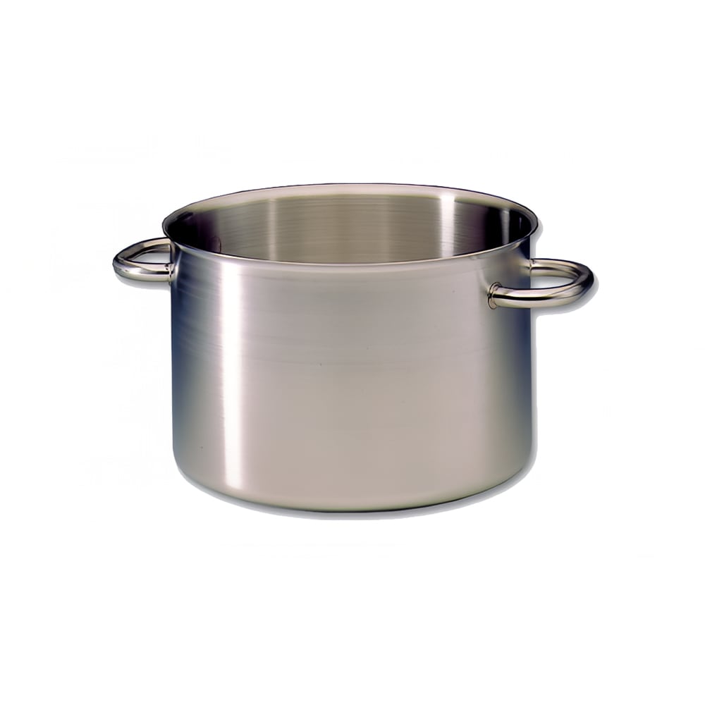 347-690028 11 1/2 qt Stainless Steel Sauce Pot w/ Insulated Handle