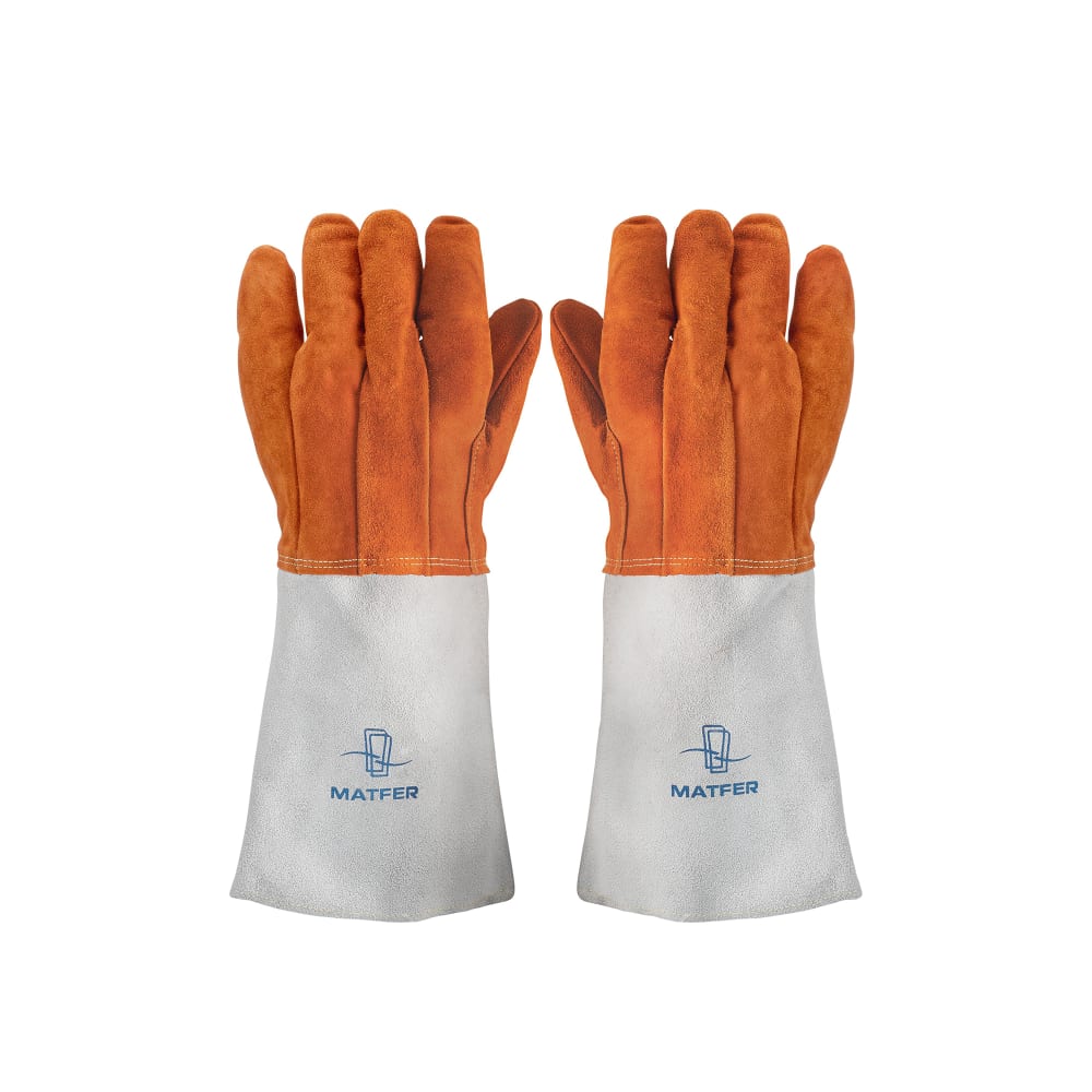 347-773012 7 3/4" Baker Gloves w/ Forearm Protection - Leather/Woolen Inner Layer