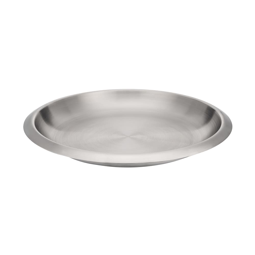 347-713735 13 3/4" Round Seafood Tray - Stainless Steel