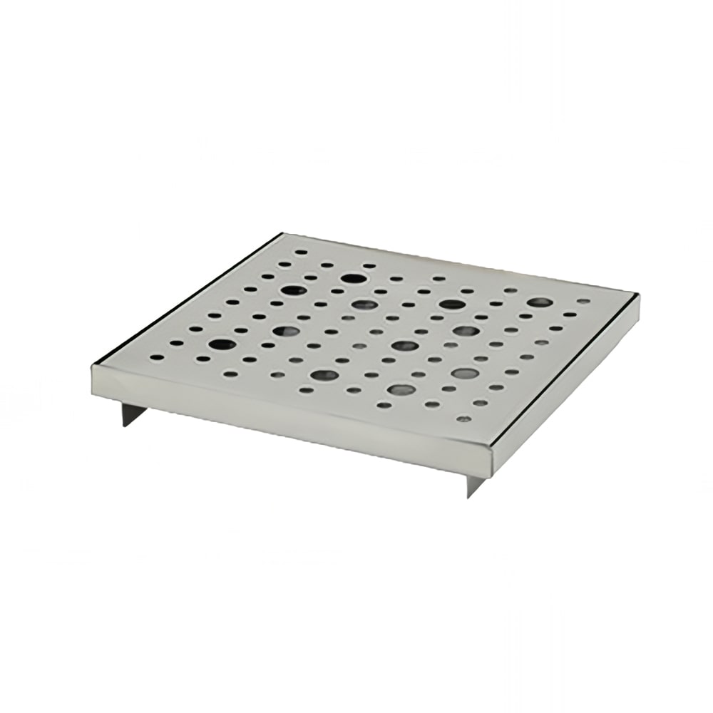 872-BPT036BSS22 6" Square Footed Drip Tray, Stainless Steel