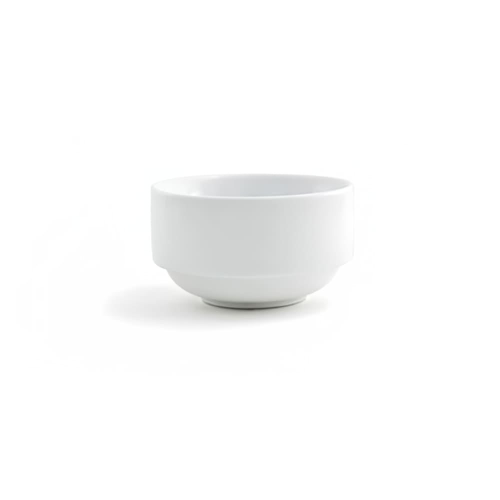 872-DBO054WHP23 9 oz Round Catalyst® Bouillon Bowl - Porcelain, White
