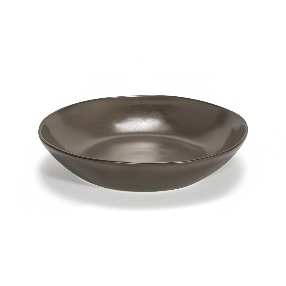 872-DBO144ESP22 34 oz Round Kiln® Bowl - Porcelain, Mocha
