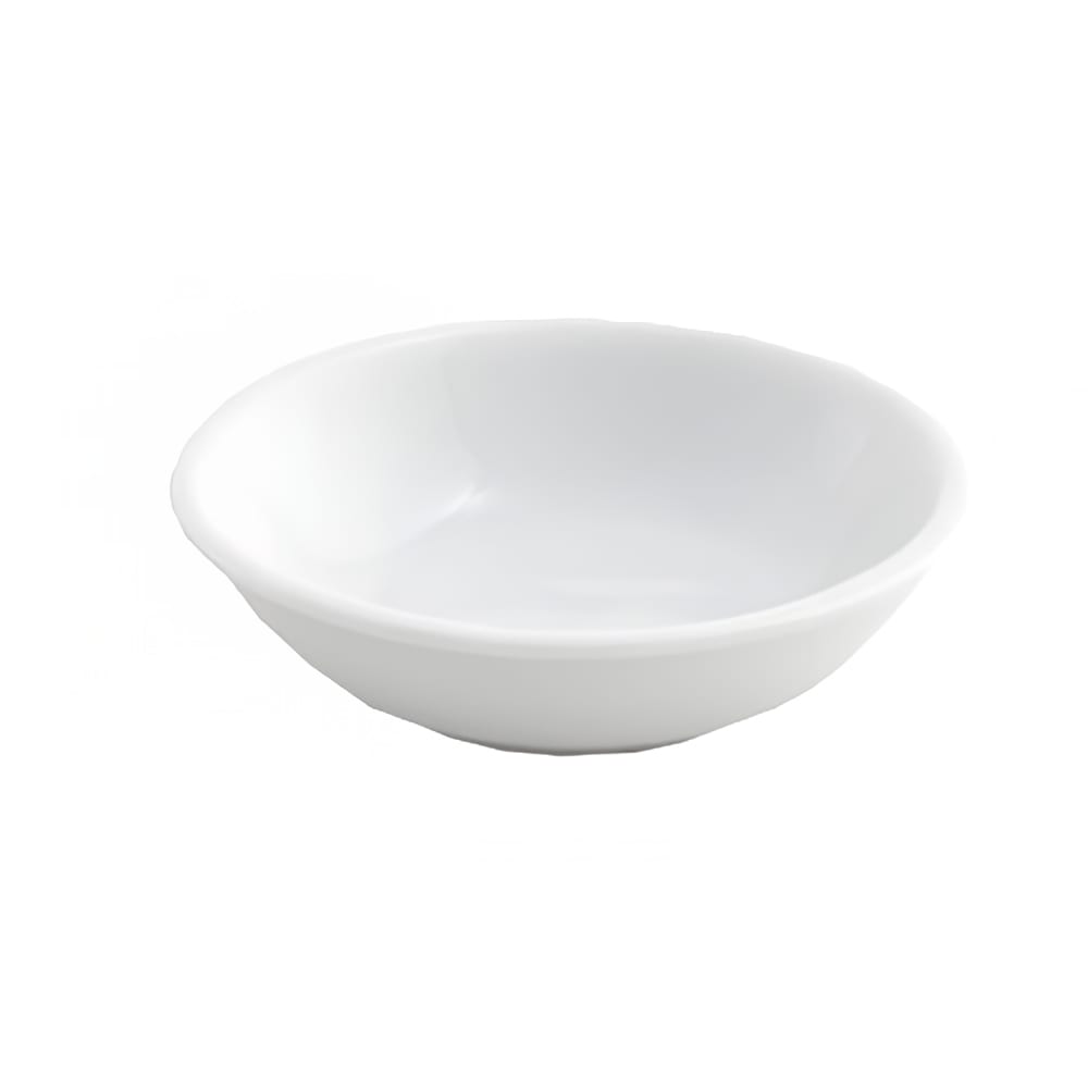 872-DSD018WHP23 1 oz Round Dish - Porcelain, White