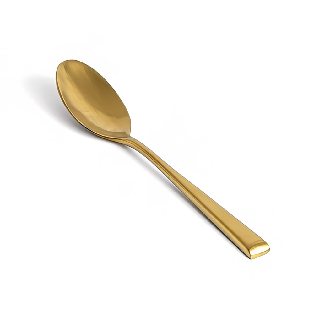872-FDS006GOS23 8 1/2" Dinner Spoon with 18/10 Stainless Grade - Parker Pattern, Matte Brass