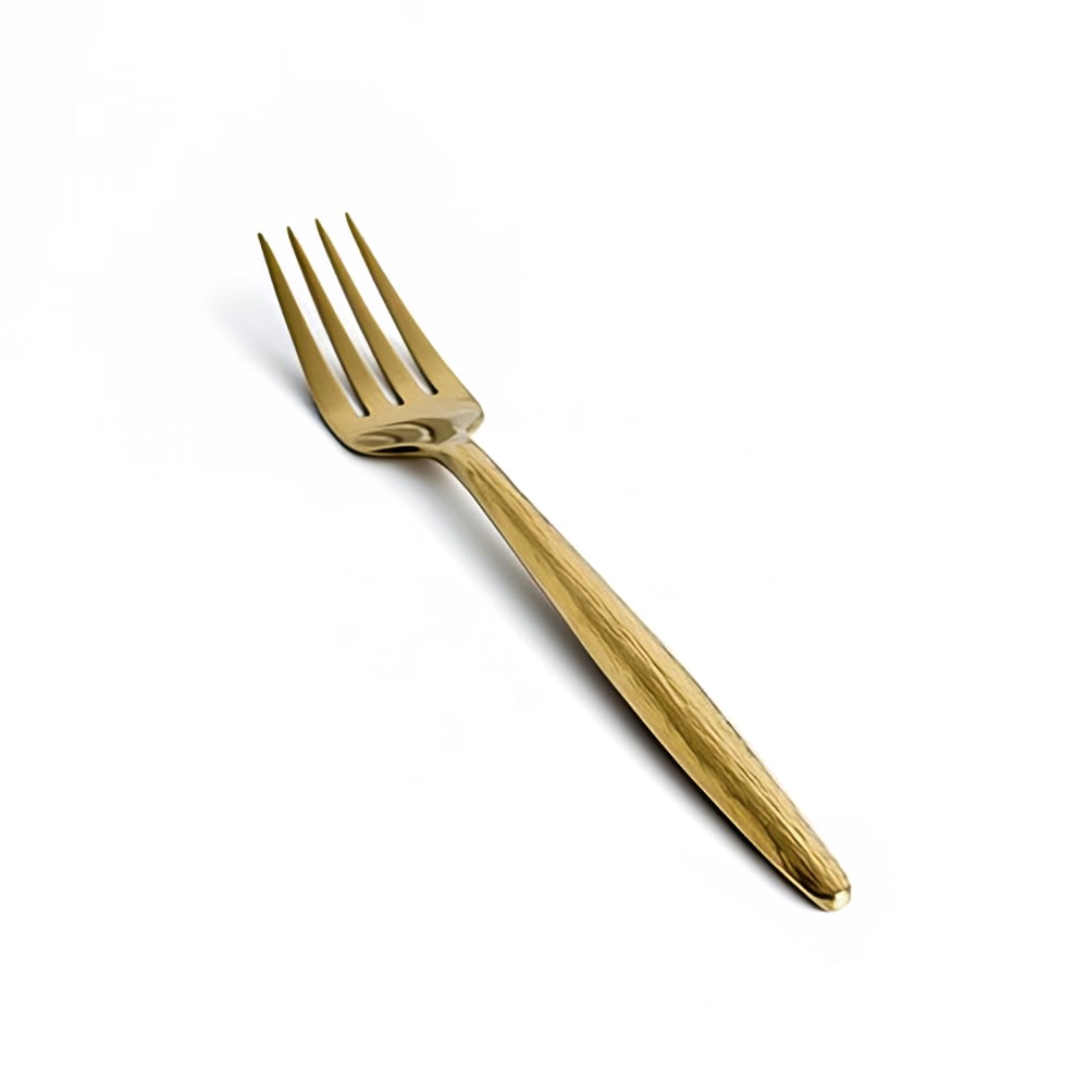 872-FSF010GOS23 7 1/2" Salad Fork with 18/10 Stainless Grade - Owen Pattern, Matte Brass