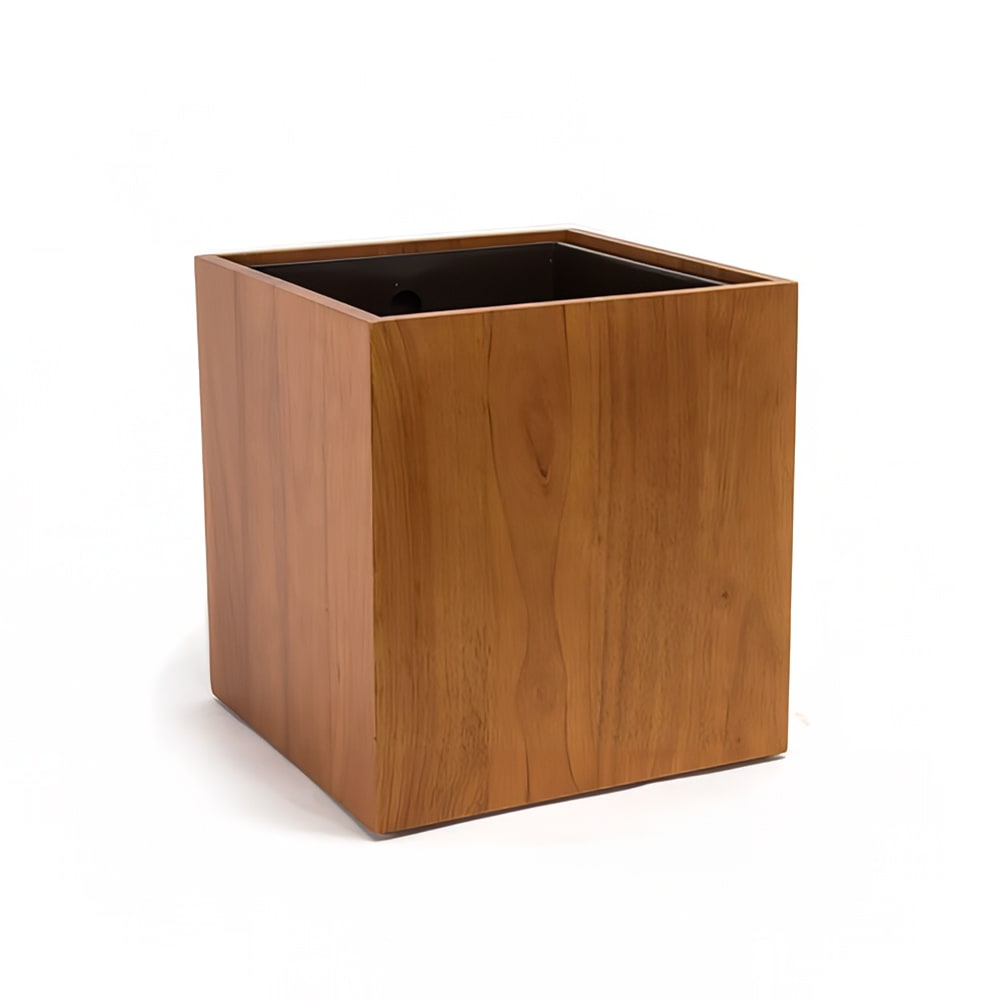 872-RWA004RUW20 9" Square Flare Riser/ Cooler - Rubberwood