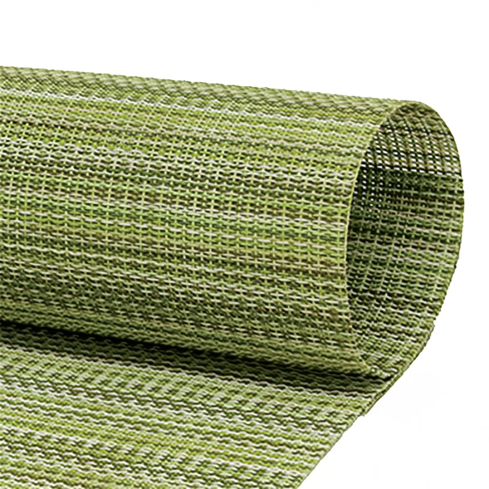 872-XPM091GRV83 Rectangular Greens Placemat - 16" x 12", Woven Vinyl, Metroweave®