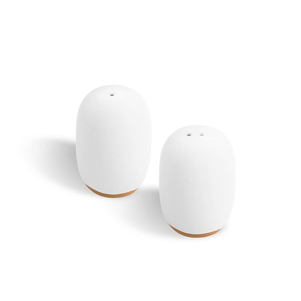 872-TSP105WHP22 3 oz Salt & Pepper Shaker Set - Porcelain, 3"H