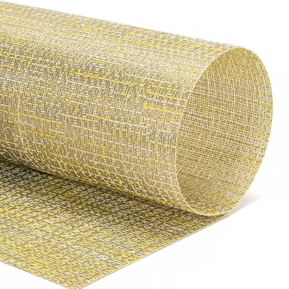 872-XPM131YEV83 Rectangular Citrus Placemat - 16" x 12", Woven Vinyl, Metroweave®