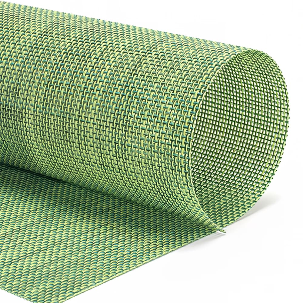 872-XPM122GRV83 Rectangular Emerald Placemat - 16" x 12", Woven Vinyl, Metroweave®