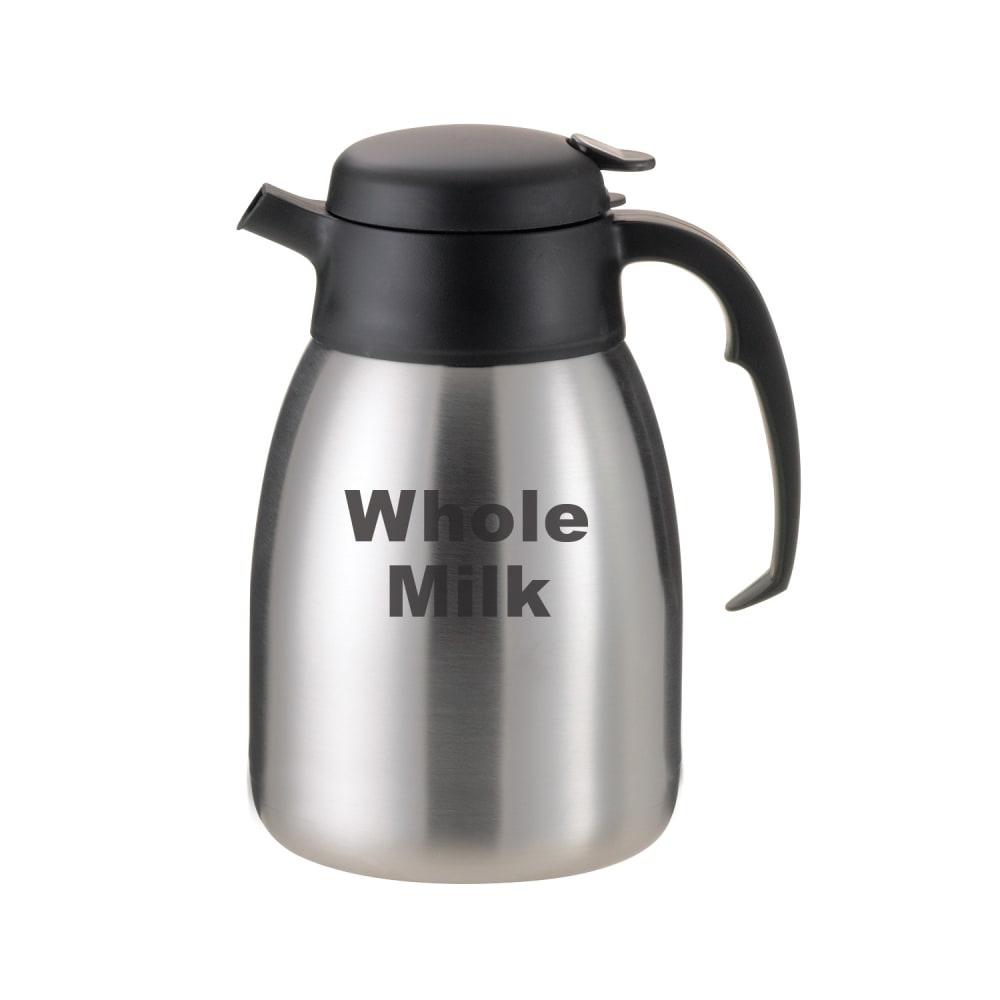 482-FVPC15WHOLEET 1 1/2 liter Vacuum Carafe w/ Push Button Lid & Stainless Liner - Brushed St...