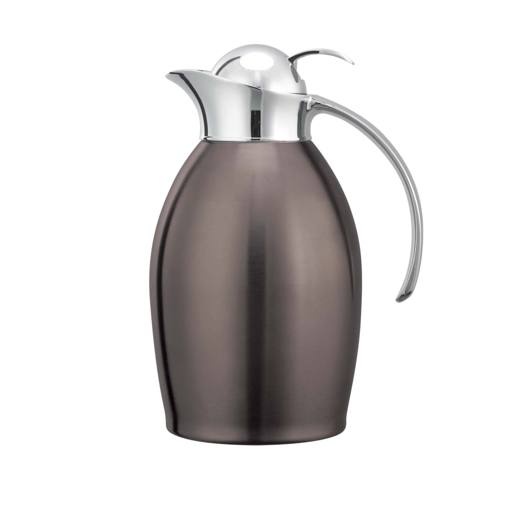482-NIC10BSPBDT 1 liter Vacuum Carafe w/ Flip Top Lid & Stainless Liner - Dark Tungsten