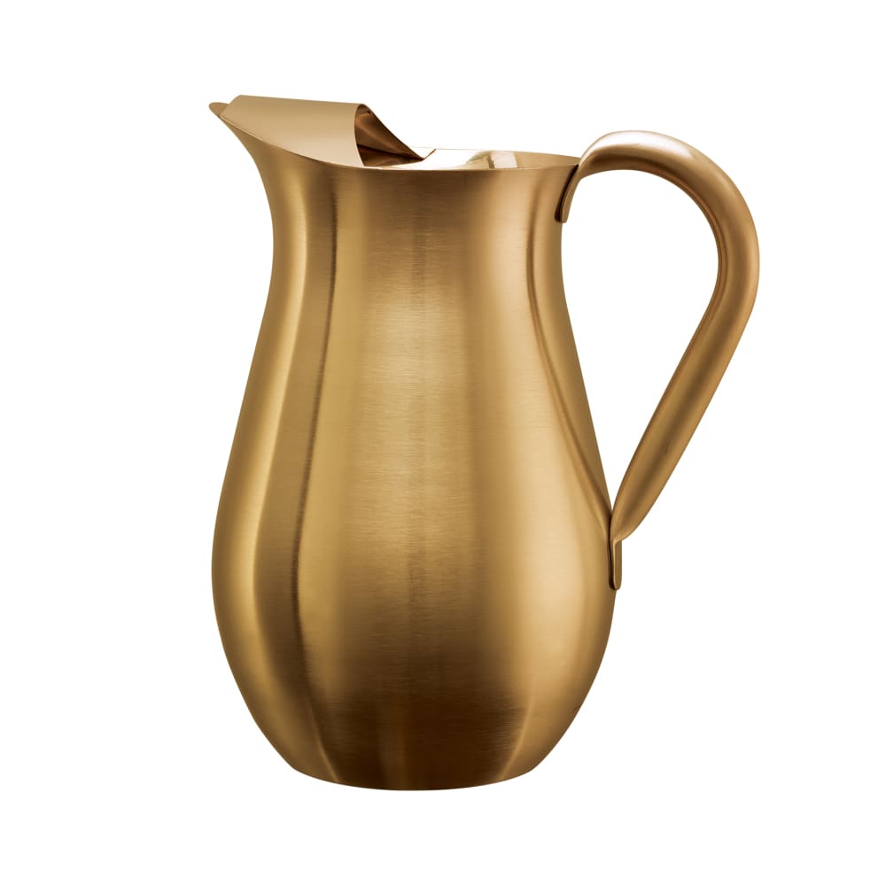 482-WPB2BSVG 67 3/5 oz Stainless Steel Pitcher w/ Ice Guard, Vintage Gold