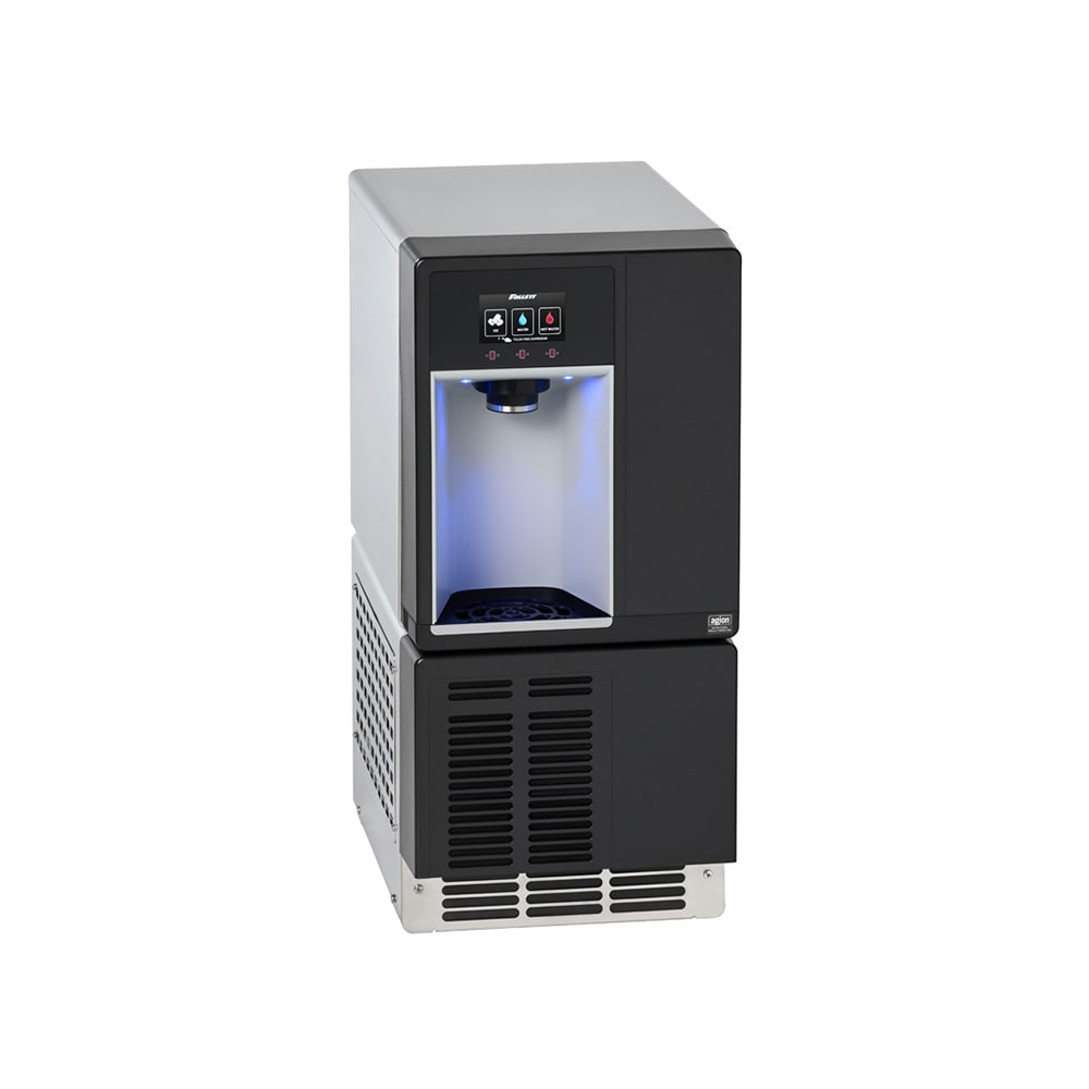 608-7UC112AIWCLST00 100 lb Undercounter Water & Nugget Ice Dispenser - 7 lb Storage, Cup Fill...