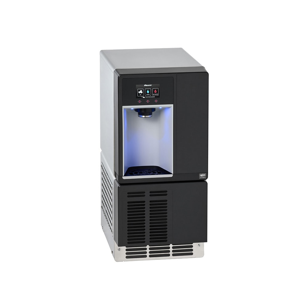 608-7UD112AHWCLST00 100 lb Undercounter Water & Nugget Ice Dispenser - 7 lb Storage, Cup Fill...