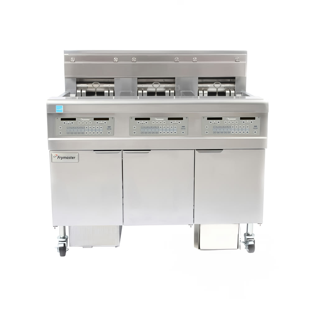 006-FPEL314CA2401 Electric Fryer - (3) 30 lb Vats, Floor Model, 240v/1ph