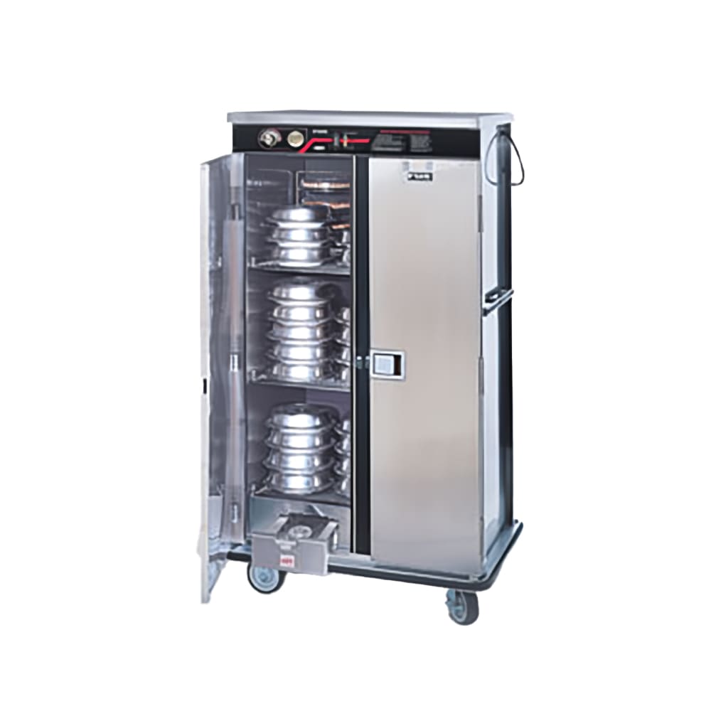 219-E720XL120 72 Plate Heated Meal Delivery Cart, 120v