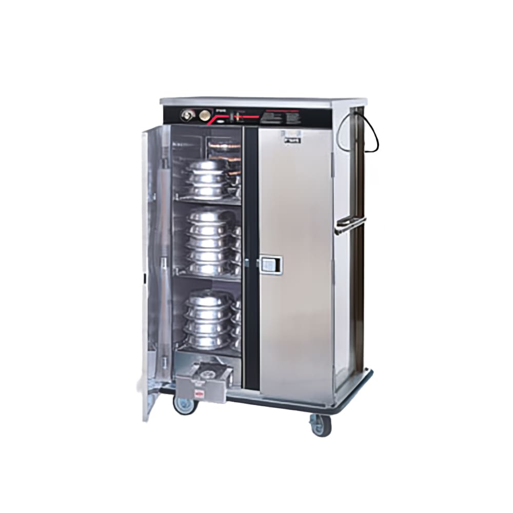 219-E900XL120 108 Plate Heated Meal Delivery Cart, 120v