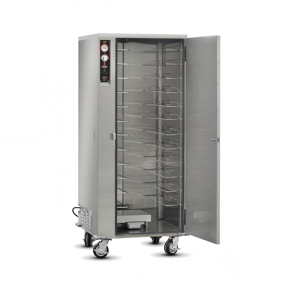219-ETCUA12HD120 Full Height Non-Insulated Mobile Heated Cabinet w/ (12) Pan Capacity, 120v