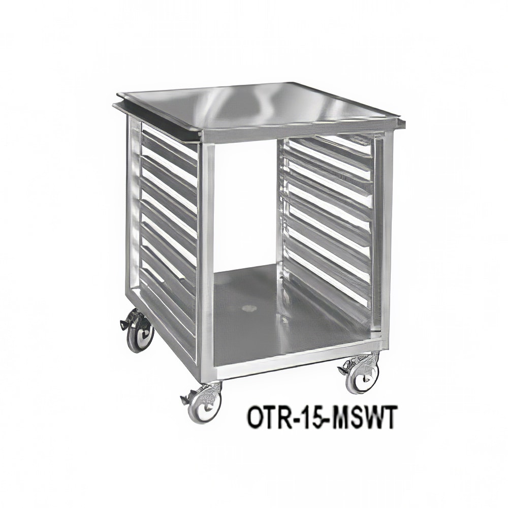 219-OTR15MS Mobile Machine Stand w/ Open Base, 15 Pan Slides & 300 500lb Wt. Capacity
