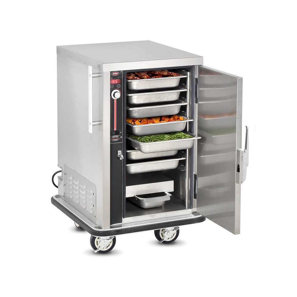 219-PS12208120 1/2 Height Insulated Mobile Heated Cabinet w/ (8) Pan Capacity, 120v