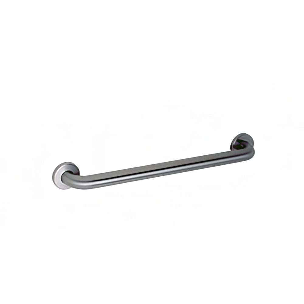 948-125SX48 48" Straight Grab Bar w/ 1 1/4" Diameter Snap Flange, Stainless Steel