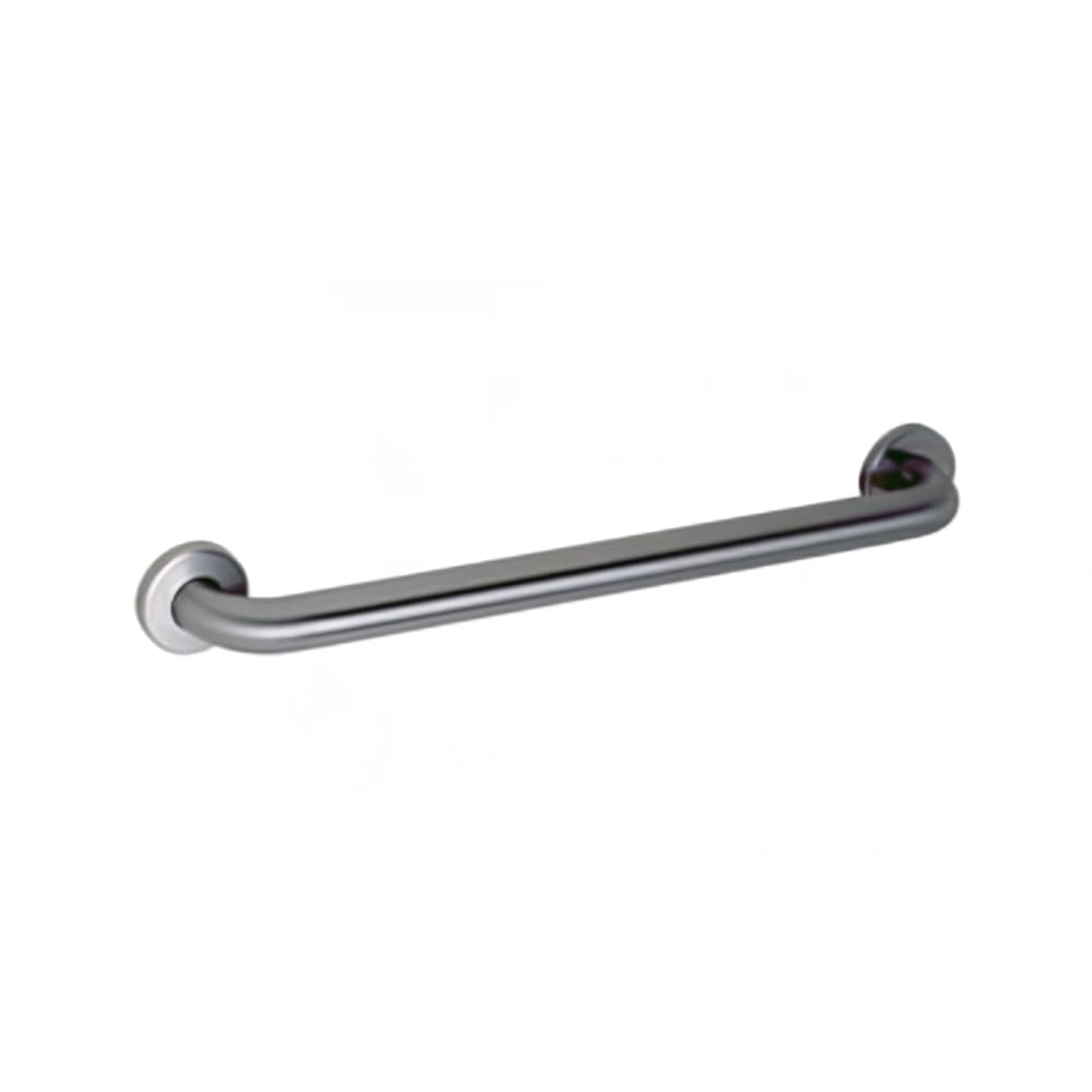 Gamco 150SX18T 18" Non Slip Straight Grab Bar w/ 1 1/2" Diameter Snap
