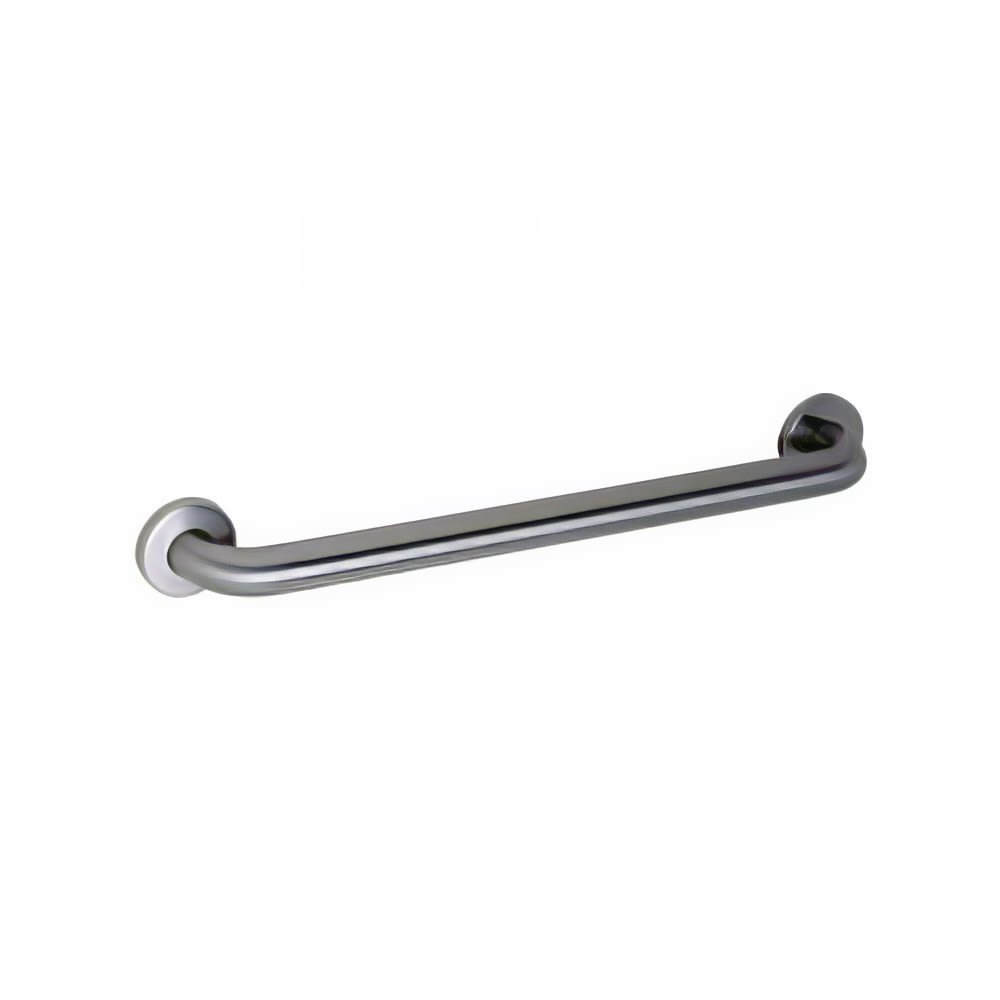 948-125SX36T 36" Non Slip Straight Grab Bar w/ 1 1/4" Diameter Snap Flange, Stainless S...