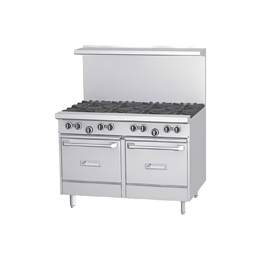 451-G488LLLP 48" 8 Burner Gas Range w/ (2) Space Saver Ovens, Liquid Propane