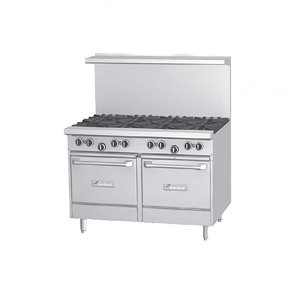 451-G484G24LLNG 48" 4 Burner Gas Range w/ Griddle & (2) Space Saver Ovens, Natural Gas