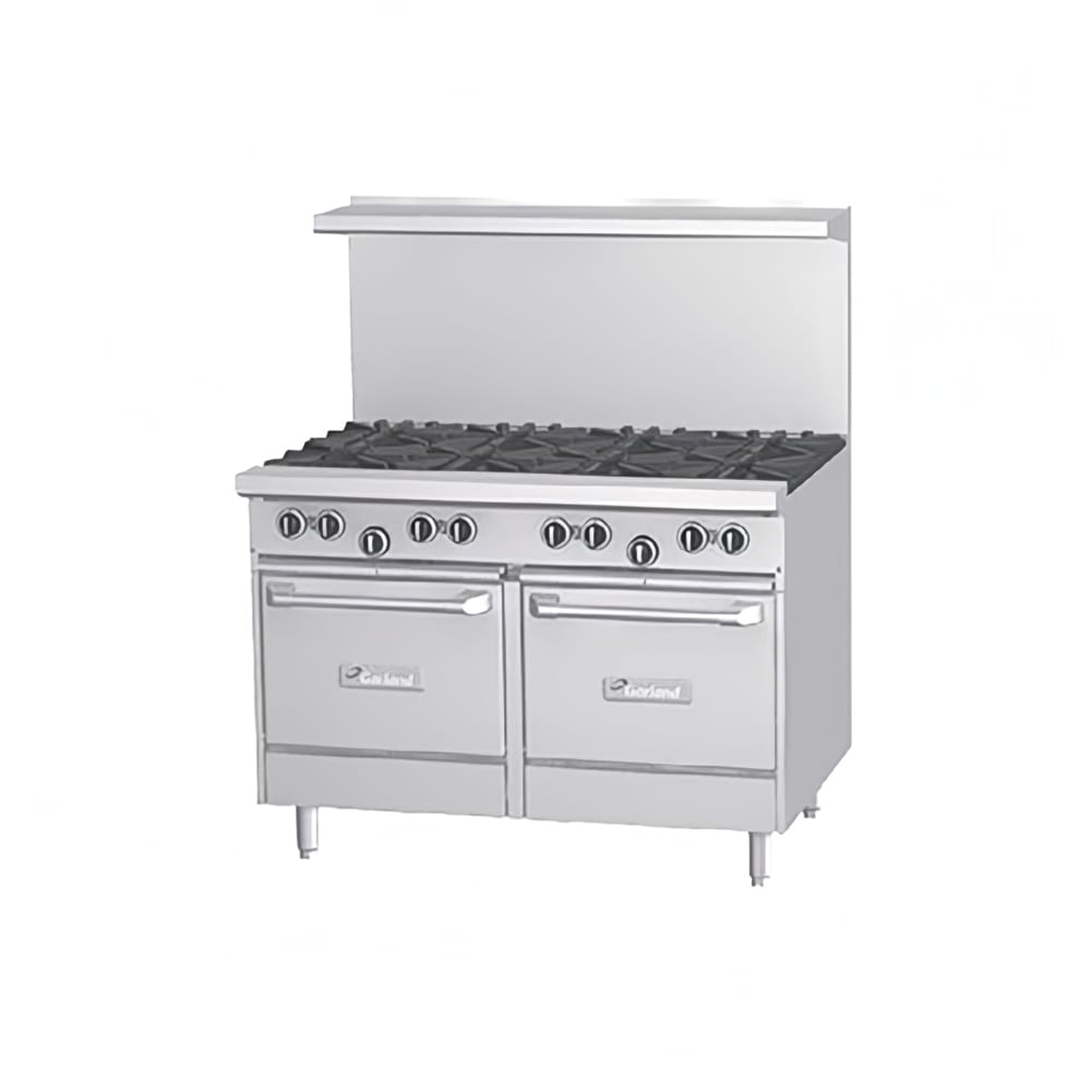 451-G48G48RSLP 48" Gas Range w/ Griddle, Standard Oven & Storage Base, Liquid Propane