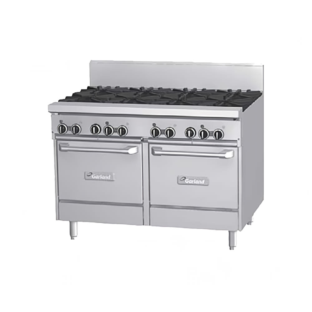 451-GFE488LLLP 48" 8 Burner Gas Range w/ (2) Space Saver Ovens, Liquid Propane