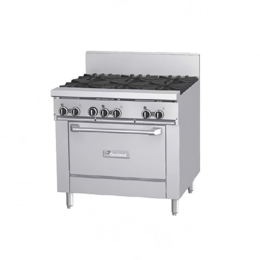 451-GF366RNG 36" 6 Burner Gas Range w/ Standard Oven, Natural Gas